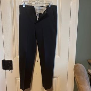 PERMANENT-PREST Navy Blue dress pants; 34x30 great shape; preowned